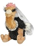 hM - Brautstrauß Johanna **26cm Höhe** Vogel Strauß Stofftier Partygag als Wurfstrauss für die Hochzeit oder als Braut und Jungesellinnen Geschenk - JGA oder Hochzeitsgeschenk