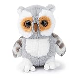 WWF 01280 - ECO Plüschtier Käuzchen, lebensecht gestaltetes Kuscheltier, ca. 15 cm groß, wunderbar weich und kuschelig, Handwäsche möglich