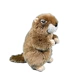 Teddys Rothenburg Kuscheltier Murmeltier stehend braun 23 cm Plüschtier Plüschmurmeltier