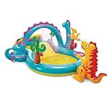 Intex 57135EP - Aufblasbares Wasserspielcenter Dinoland, 131 x 90 x 44 Zoll