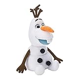 Disney Store Stofftier Olaf, Die Eiskönigin 2, Kuscheltier, 38 cm / 15', Spielzeug mit schimmernder Oberfläche und eingeprägten Schneeflocken, für alle Altersstufen geeignet