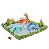 Intex 56132NP - Aufblasbares Play Center Jurassic, Vinyl, Mehrfarbig, 201x201x36 cm