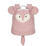 LÄSSIG Kleiner Kinderrucksack für Kita Kindertasche Krippenrucksack mit Brustgurt, 20 x 9.5 x 24 cm, 3,5 L/Tiny Backpack Chinchilla
