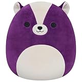 Squishmallows SQCR04085 - Sloan das Stinktier 19 cm, offizielles Kelly Toys Plüsch, superweiches Kuscheltier