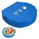 Sandkasten Abdeckung, Sandmuschel Abdeckung 100 * 15cm Muschel Sandkasten Abdeckung Abdeckung für Sandkasten Schutzhülle für Sandbox Sandkastenplane