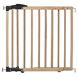 Geuther 2714 schwenkbares Türschutzgitter Passung: 68 cm - 102 cm Türgitter ohne Bohren Sicherheitsverschluss barrierefrei in 2 Richtungen öffenbares Babygitter ECO