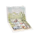 keeeper Winnie Puuh Wickelunterlage für unterwegs, Ideal für Reisen, Bequeme Liegefläche, Einfache Reinigung, Antek, Weiß