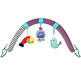 ABOHU Spielbogen für Kinderwagen, Kinderwagenbogen mit MusikRassel Spielzeug für 0-6 Monate Baby, spielbogen Arch am Babyschale, Laufstall angebracht,Babysitze, Babywippen