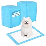 CIOXSOIO 100 Stück PIPI Matten für Hunde, 33X45cm Trainingspads für Welpen, Wickelunterlagen Einweg, 5-lagiges Auslaufsicheres Schnell Trocknender, Einmalunterlagen Inkontinenzunterlage