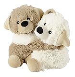 Warmies® Wärmekissen/Stofftier'Kuschelfreunde Hunde 2er Set' Hirse Lavendelfüllung