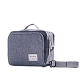 Sunveno Windeltasche wasserdicht wickel umhängetasche Tasche windeltasche für unterwegs Windel tasche windeltasche stoffwindeln(S, Pure Grau)