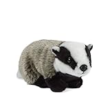 Living Nature Badger Plüschtier aus Dachs. 27 cm.