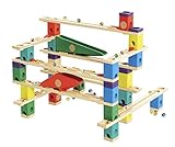 Hape E6009 - Quadrilla Vertigo, Kugelbahn, Konstruktionsspielzeug, aus Holz, ab 4 Jahren, Multi-colour