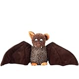 Schaffer 5302 Kuscheltier Fledermaus Dragomir M, 18 cm, braun-grau