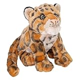Wild Republic Cuddlekins Nebelparder, Stofftier, Baby-Geschenk für Mädchen und Jungen, Kinder Plüschtier, Kuscheltier Für Babys, Spielzeug aus Recyclingmaterial, 30 cm