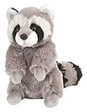 Wild Republic 15987 10875 Plüsch Waschbär, Cuddlekins Kuscheltier, Plüschtier, 23 x 11 x 19 cm, Natur