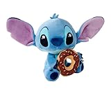 Disney Stitch mit Doughnut, 25cm Plüschfigur, ab den ersten Lebensmonaten geeignet
