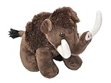 Wild Republic Pocketkins Eco Wollmammut, Plüschtier, 12 cm, Plüschspielzeug, Hergestellt aus recycelten Materialien, Umweltfreundlich, Wollhaarmammut