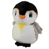 Carletto Ty T42121 Pongo Penguin Plüschtier, Weiß/Grau