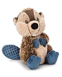NICI Kuscheltier Biber Harry Woodsnacker 20cm - braun - Weiches Plüschtier – niedliches Stofftier zum Kuscheln & Spielen – tolle Geschenkidee für Kinder & Erwachsene - 62267