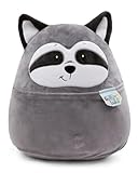 NICI Kuscheltier Chill-NICI Waschbär 30cm I Flauschiger Plüschtier Waschbär mit Schwänzchen für Mädchen, Jungen & Babys I Knuddeliges Stofftier – 49890