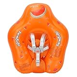 Swimbobo Aufblasbarer Baby-Schwimmring mit sicherer Bodenunterstützung für sicheres Schwimmen Größe Verbesserte Kleinkind-Schwimmkörper Schwimmbadspielzeug (Orange)