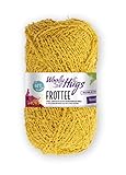 Sibylles Geschenkeartikel 50g Woolly Hugs Frottee - Farbe 22 Gold - Für den kosmetischen Bereich genau so geeignet, wie für Kuscheltiere