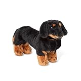 Melissa & Doug Dachshund - Plush | Soft Toy | Animal | All Ages | Gift for Boy or Girl, 35 cm, Schwarz