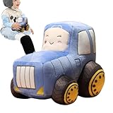 Generisch Traktor Plüsch,Niedlicher Traktor Plüschtier Kuscheltier - Weiche Cartoon Puppe Schlafbegleiter Für Halloween Weihnachten Geburtstag Mädchen Sammler Büro Couch Schlafzimmer Auto