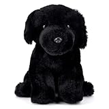 Zappi Co Buddy der Schwarze Labrador Plüschhund (20 cm) - Treuer Begleiter, Weich, Kuschelig, Recycelt - Perfekter Hundefreund