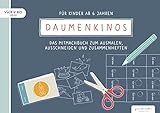 Daumenkinos für Kinder ab 6 Jahren: Das Mitmachbuch zum Ausmalen, Ausschneiden und Zusammenheften (Vicky Bo Edition)