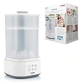 reer VapoDryS | Dampfvaporisator mit Trocknungsfunktion | Babyflaschen Sterilisator und Trockner