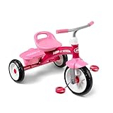 Radio Flyer Pinkfarbenes Dreirad, Dreirad für Kleinkinder im Freien, Alter 2,5 bis 5 Jahre (exklusiv bei Amazon)