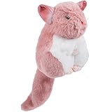 TOYANDONA Kuscheliges Hamster Plüschtier Weiches Stofftier Chinchilla Kuschelkissen Niedliches Kuscheltier Geschenk für Schlaf und Dekoration