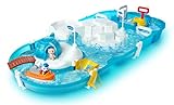 AquaPlay - Polar - Wasserbahn mit Eisberg, Stausee und Rampe für einen Wasserfall, inklusive Spielfigur Olivia mit Farbwechsel-Funktion, für Kinder ab 3 Jahren 8700001522 Türkis