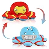 Spidermen Octopus Kuscheltier, Oktopus Plüsch Wenden, Krake Plüschtiere, Spider Qualle Plush, Octopus Kuscheltiere Spielzeug Geschenke für Kinder