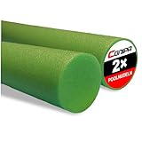 Conipa® - Schwimmnudeln im Set (160 x 7 cm) Kinder & Erwachsene (aus Schaumstoff) - Poolnudel & Pool-Spielzeug Set ab 3-10 Jahre (Made IN Europe) - Pool Wassernudel & Pool-Nudel (2 x Grün)