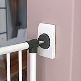 WunderHippo 4X Wandschutz Pads für Treppengitter & Türschutzgitter – Rechteckige Schutzpads für Baby Klemmgitter – Für Türgitter, Treppenschutzgitter – Wand- & Türschutz ohne Bohren