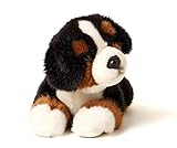 Uni-Toys - Berner Sennenhund Welpe, liegend - 24 cm (Länge) - Plüsch-Hund, Haustier - Plüschtier, Kuscheltier