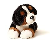 Uni-Toys - Berner Sennenhund Welpe, liegend - 24 cm (Länge) - Plüsch-Hund, Haustier - Plüschtier, Kuscheltier