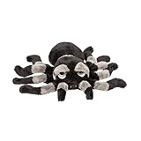 Suki Gifts 14445 Li'l Peepers Tarantel Spinne Sid Kuscheltier, grau
