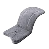 Kinderwagen Sitzauflage Sitzeinlage Sportsitz Winter für Buggy Kindersitz Babyschale Universal (Grau)