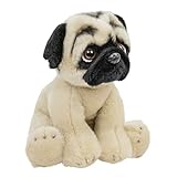 Teddys Rothenburg Kuscheltier Mops 30 cm sitzend Hund Plüschhund