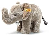 Steiff Floppy Trampili Elefant - 18 cm - Kuscheltier für Kinder - Plüschelefant - weich & waschbar - grau - (064487)