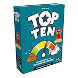 Cocktail Games, Top Ten, Partyspiel, Nominiert zum Spiel des Jahres 2022, 4-9 Spieler, Ab 12+ Jahren, 30 Minuten, Deutsch, Mehrfarbig, Bunt
