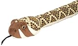 Wild Republic 15382 Republic 16754 - Schlangesss, Plüsch Klapperschlange, 137 cm, braun