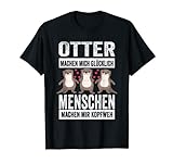 Otter Flussotter Fingerotter Lustige Sprüche T-Shirt