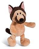NICI 45103 Kuscheltier Schäferhund 20cm, Plüschtier für Mädchen, Jungen und alle Hundeliebhaber, braun