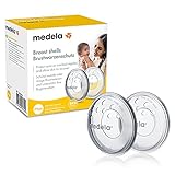 Medela Brustwarzenschutz – BPA-frei, aus weichem Silikon – Mit atmungsaktiven Lüftungsöffnungen – 2er-Set