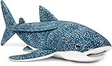 lilizzhoumax Walhai plüschtier 20.5zoll simuliertes Tier Kuscheltier hai Kawaii Riesenwalhai plüschtier, realistische Walhai Spielzeug für Wilde Tiere Geschenk für Kinder Jungen Mädchen blau